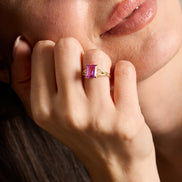 Pink Sapphire Yüzük