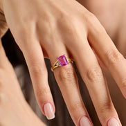 Pink Sapphire Yüzük