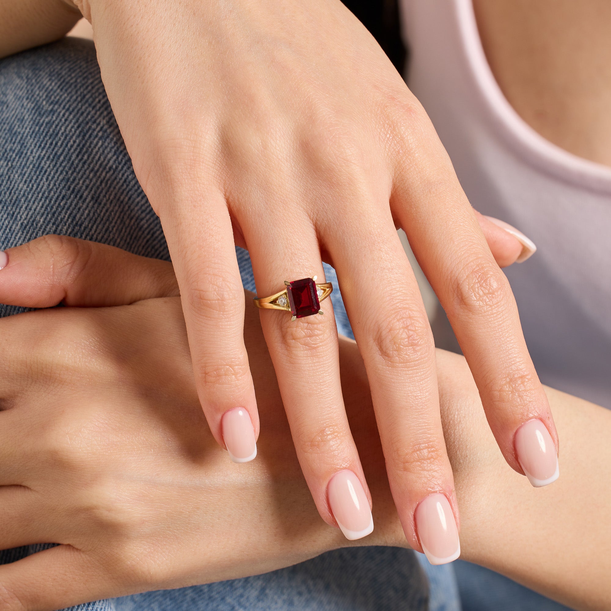 Rose Ruby Yüzük