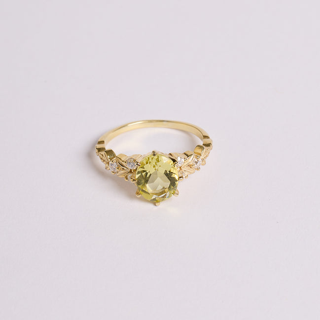 Lemon Quartz Yüzük
