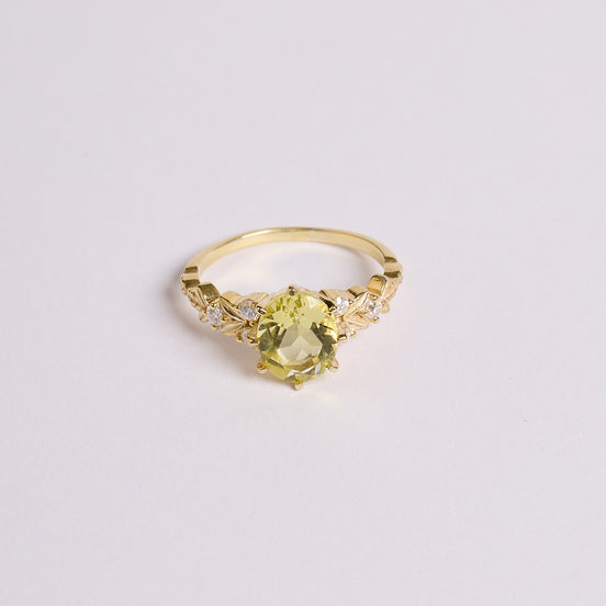 Lemon Quartz Yüzük