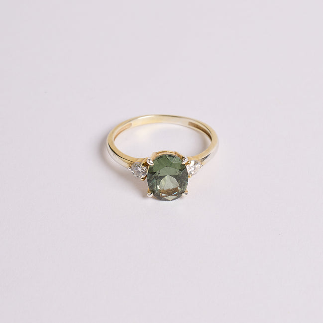 Green Sapphire Yüzük
