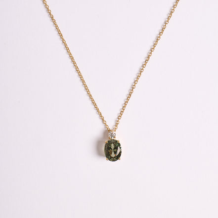 Green Sapphire Kolye