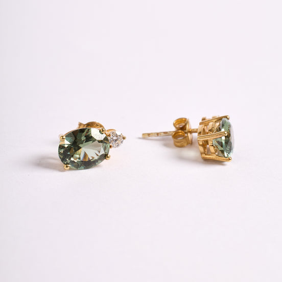 Green Sapphire Küpe